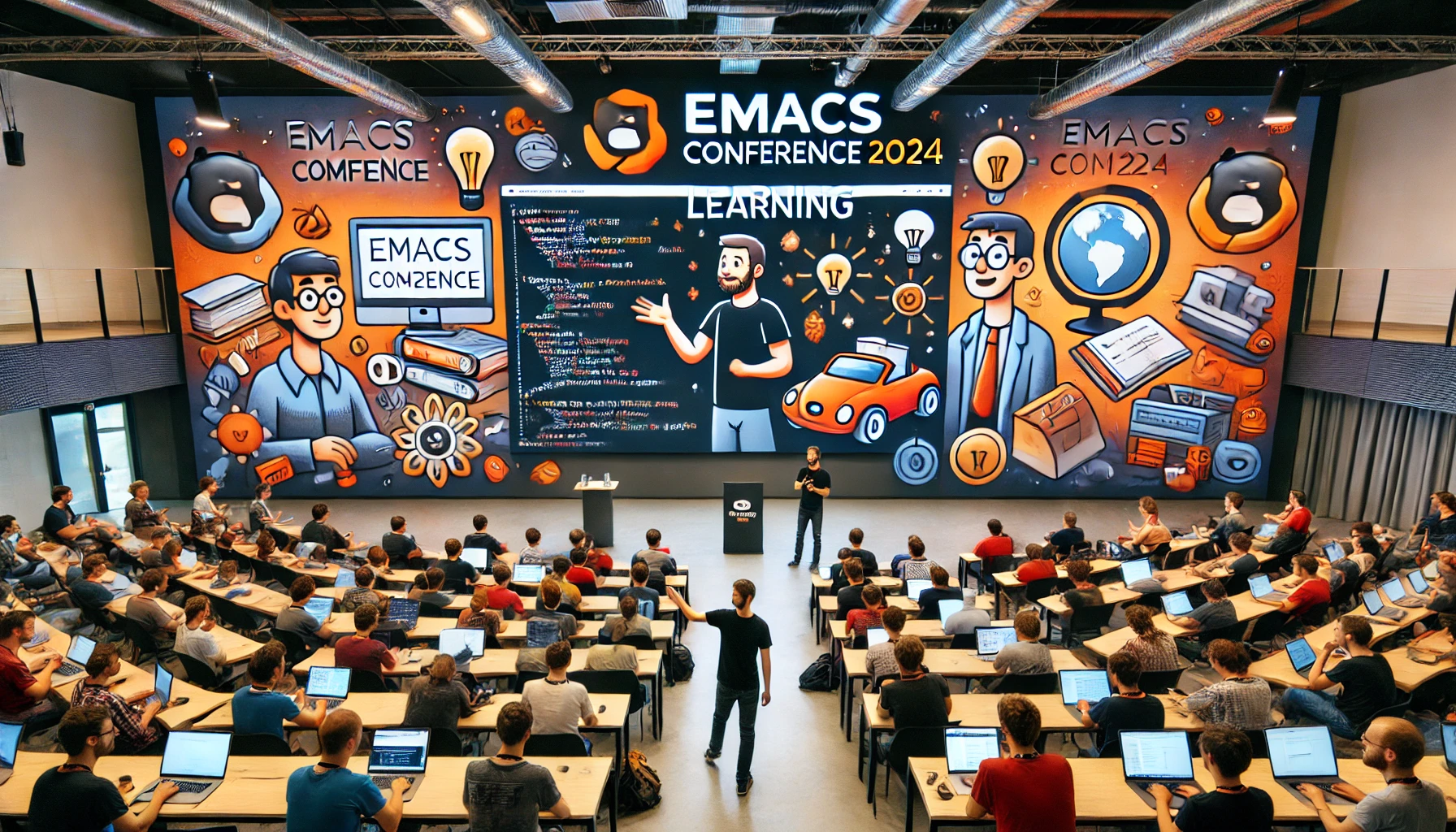 2024 Emacs Conference Talk: Survival of the skillest: A Guide to Thriving in a World of Learning